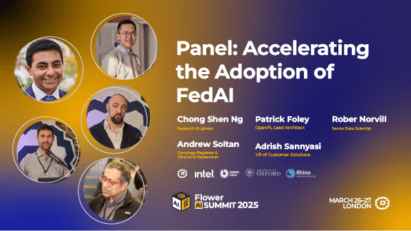 Panel: Accelerating the adoption of FedAI, Patrick Foley, Chong Shen Ng, Andrew Soltan, Robert Norvill, Adrish Sannyasi