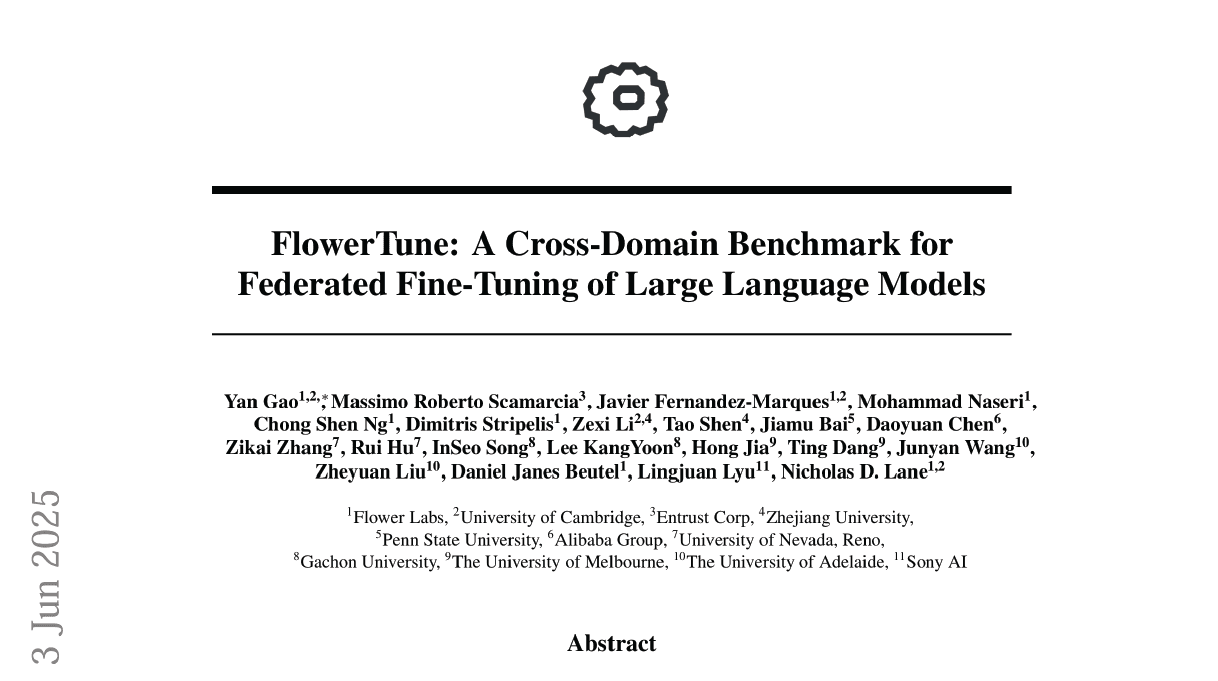 FlowerTune: A Cross-Domain Benchmark for Federated Fine-Tuning of Large Language Models